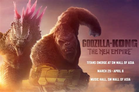 godzilla x kong release date philippines|'Godzilla x Kong' holds exhibit ahead of PH opening.